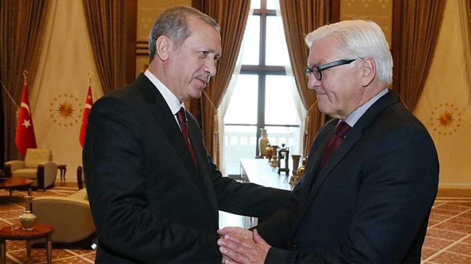 «Προσγείωση» Ερντογάν από τον Σταϊνμάιερ: «Πολύ μακριά η εξομάλυνση»